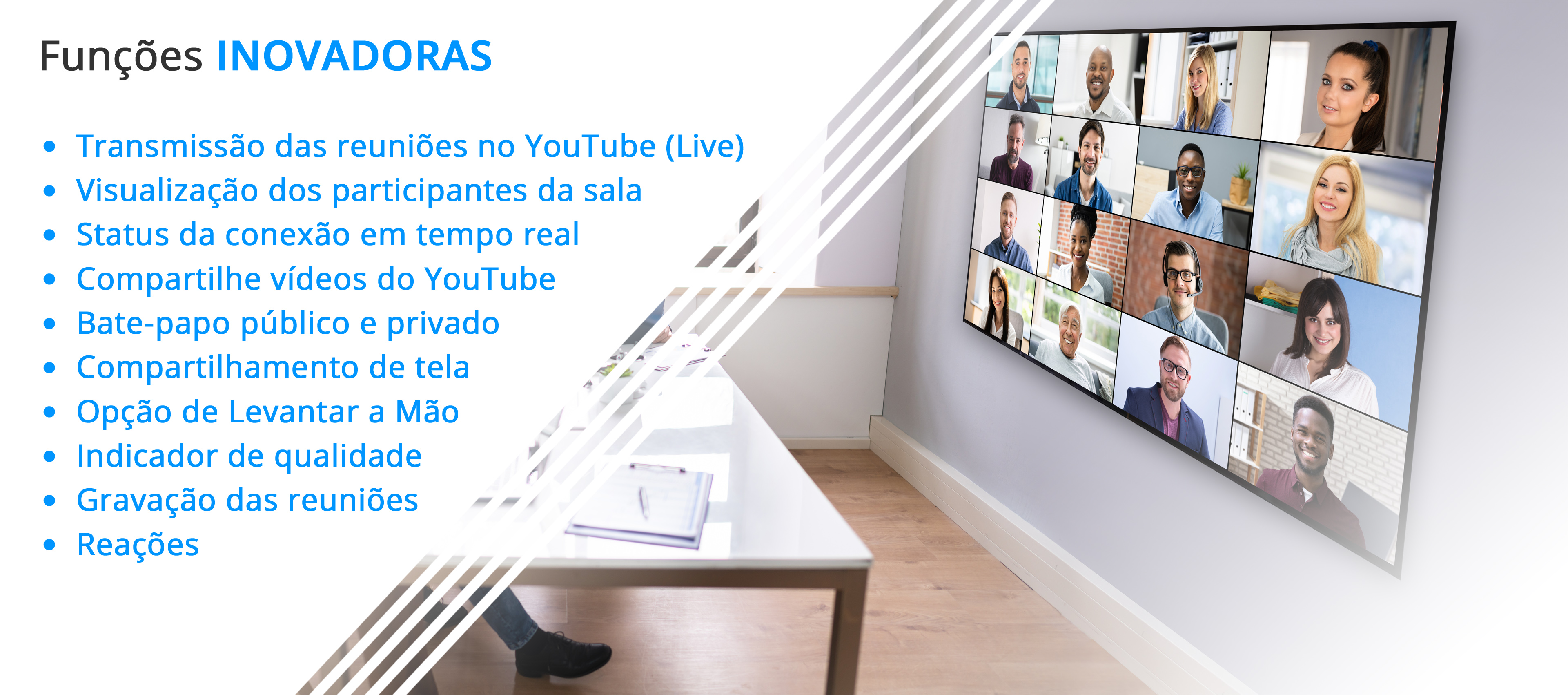 Vídeos Conferências Seguras Criptografadas